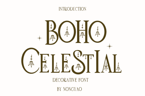 Boho Celestial: A Font for Dreamers and Makers