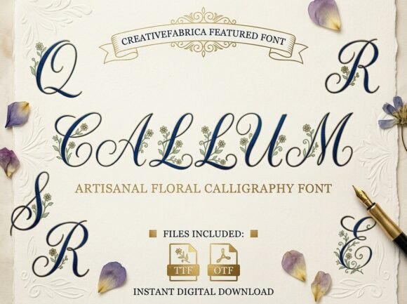 Callum: A Bold Display Font for Unforgettable Designs