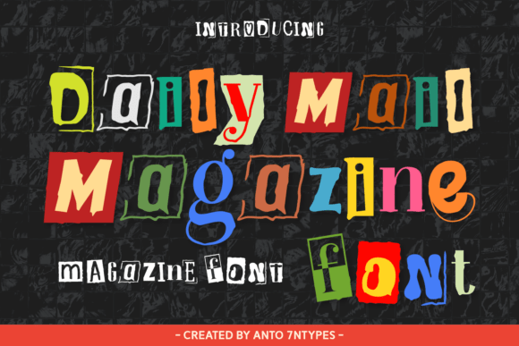 Daily Mail Magazine: Your Go-To Vintage Ransom Font