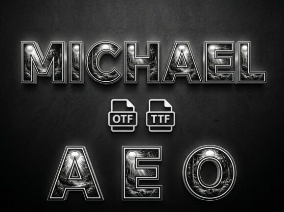 Michael: A Display Font That Commands Attention
