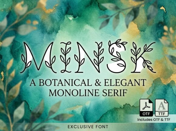 Minsk: A Display Font That Commands Attention