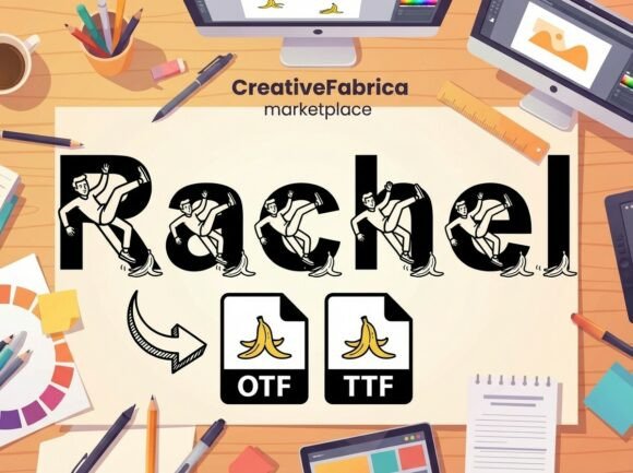 Rachel: The Display Font with Built-In Slapstick