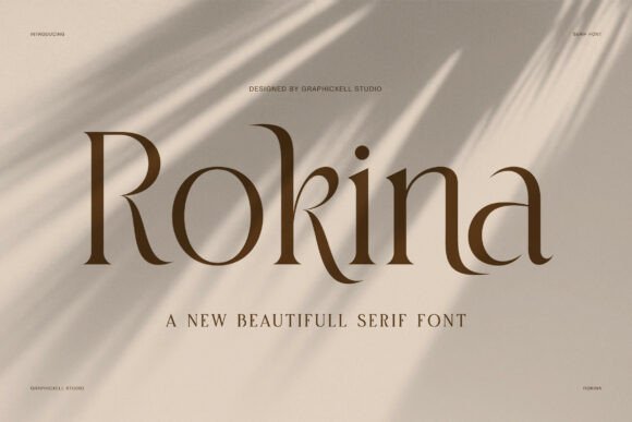 Rokina: The Serif Font Blending Timeless Elegance with Modern Flair