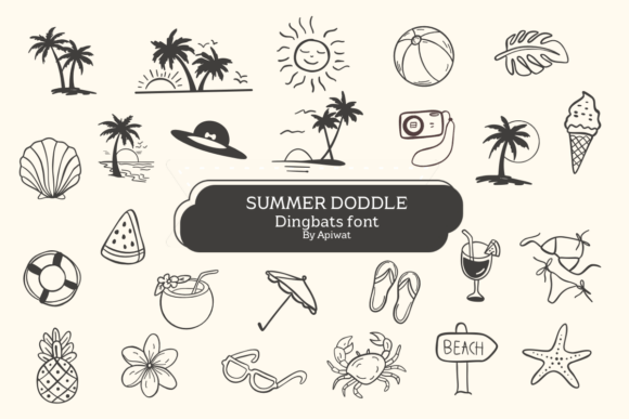 Summer Doodle: Your Go-To Typeface for Sun-Soaked Designs