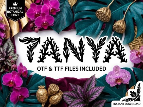 Tanya: A Display Font for Bold Brand Statements